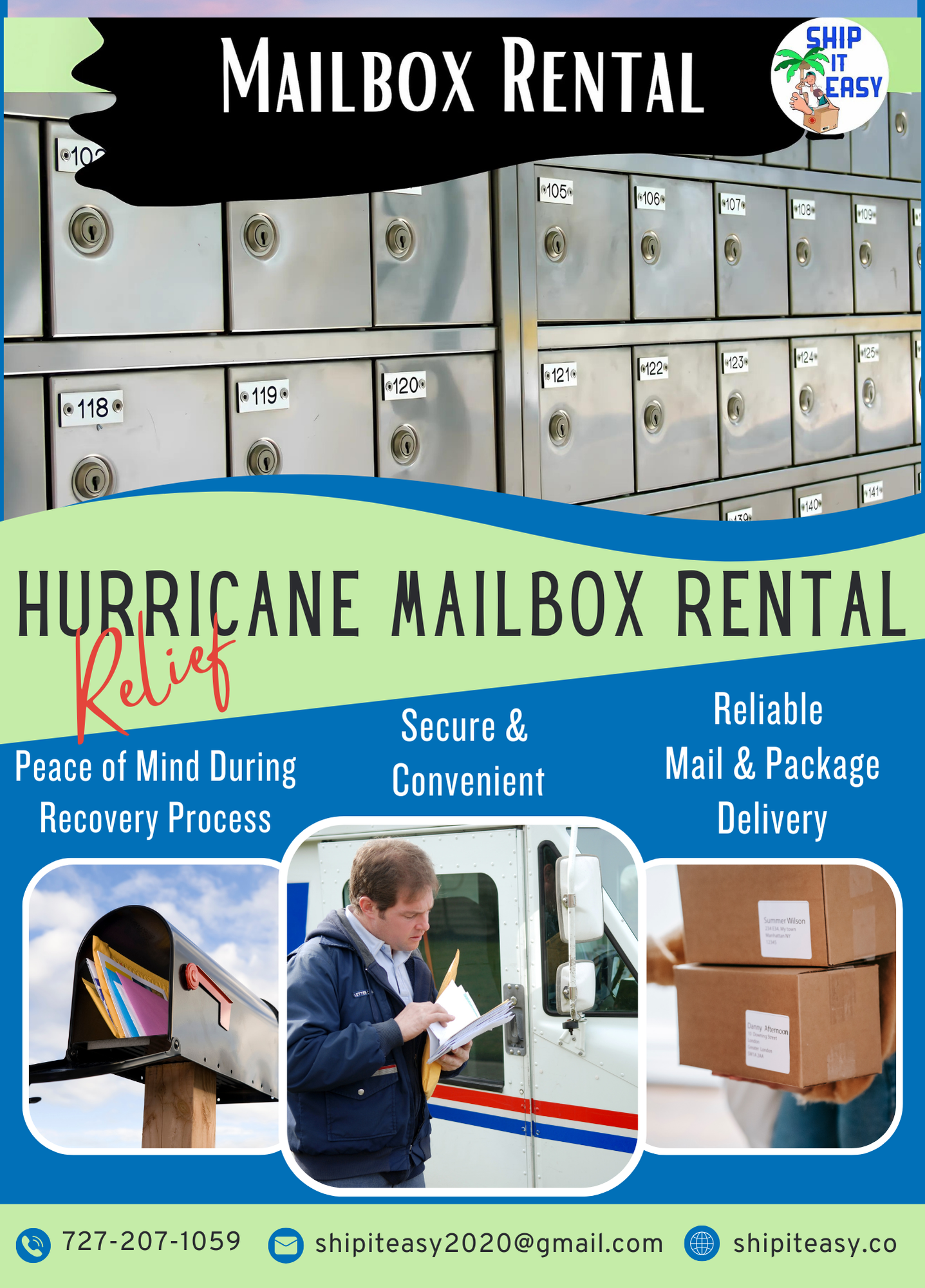 Mailbox Rental | Hudson, FL